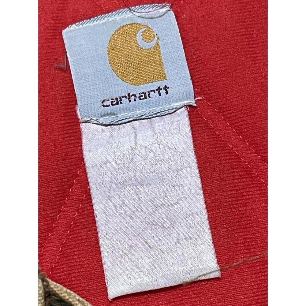 Vintage Carhartt Jacket Men's XL Santa Fe Red Lined Canvas Brown USA J13 BRN - Picture 6 of 8